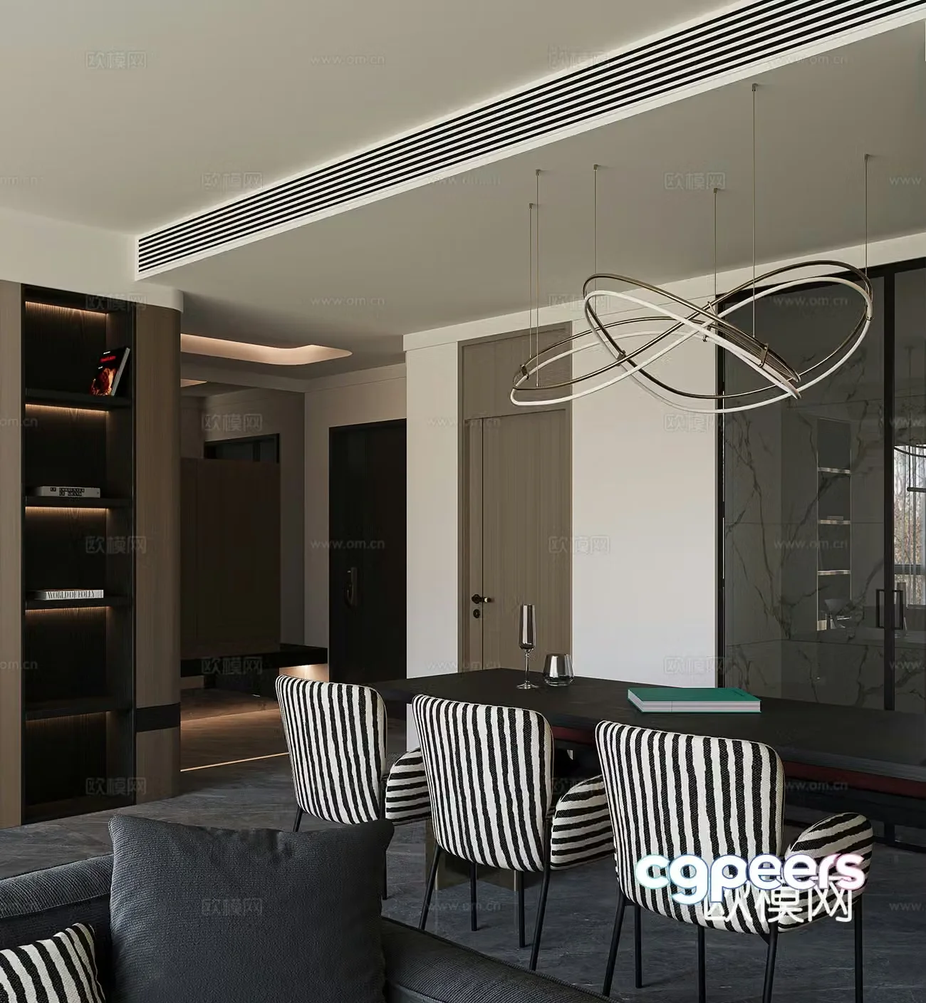 Italian restaurant 3d model