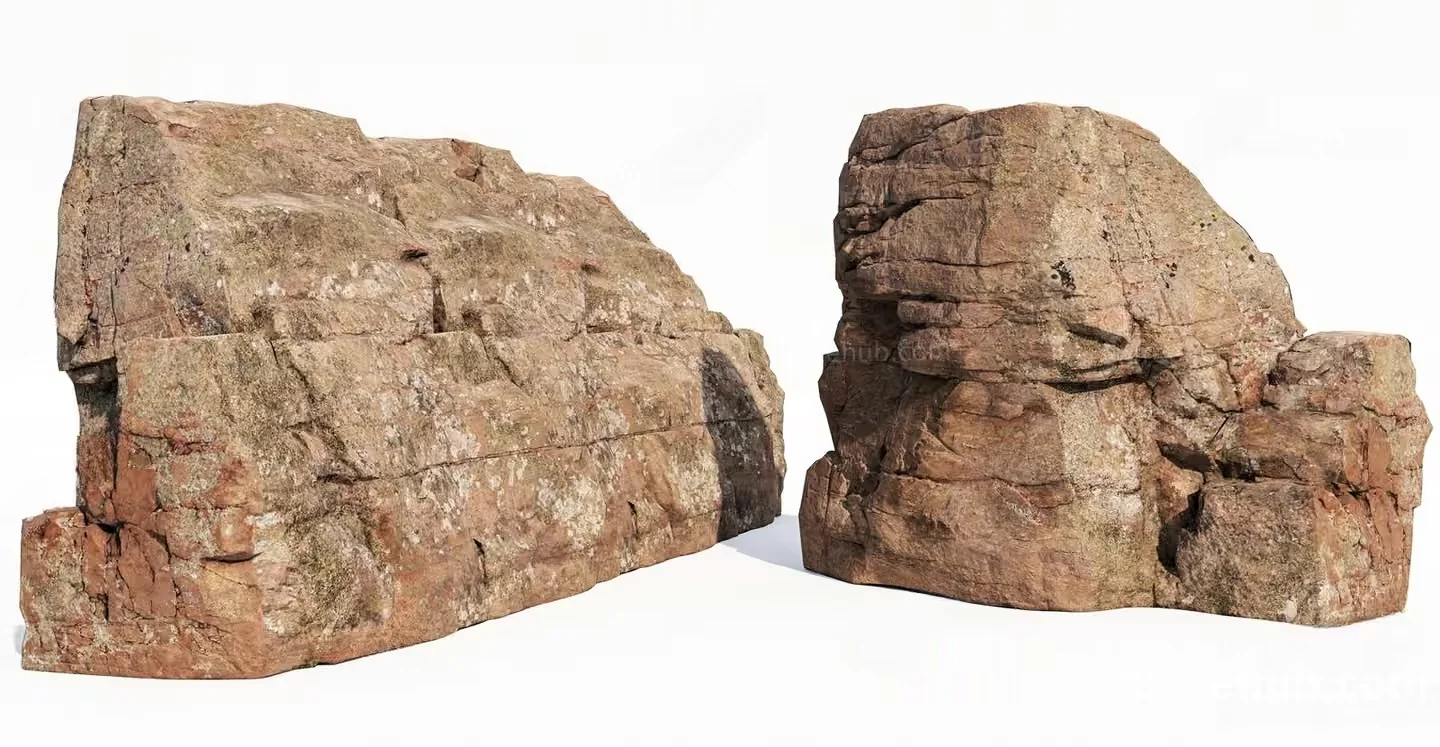 Rock Formations 3D Model – 20847 – VRAY Render