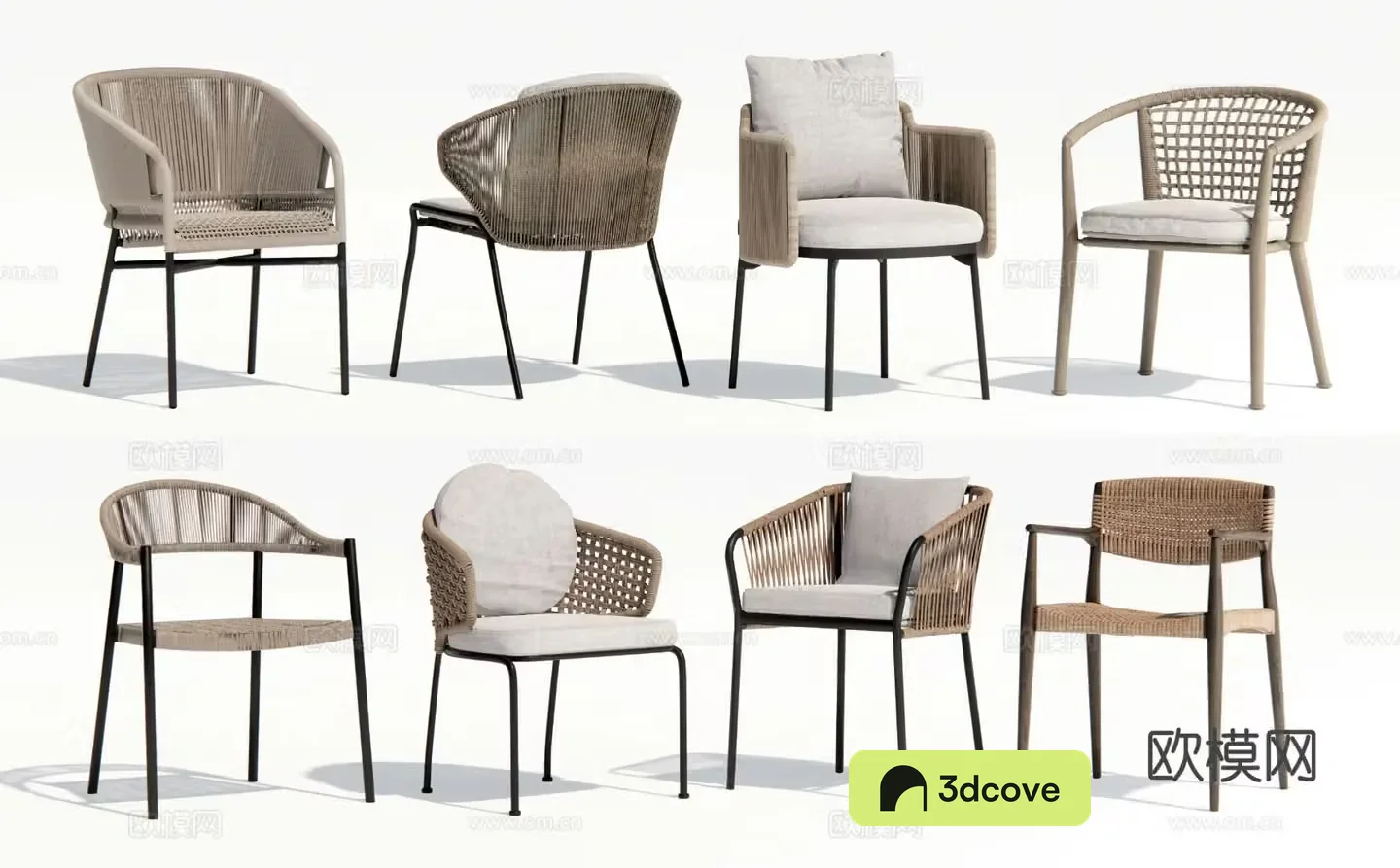 Modern outdoor chair leisure chair rattan chair