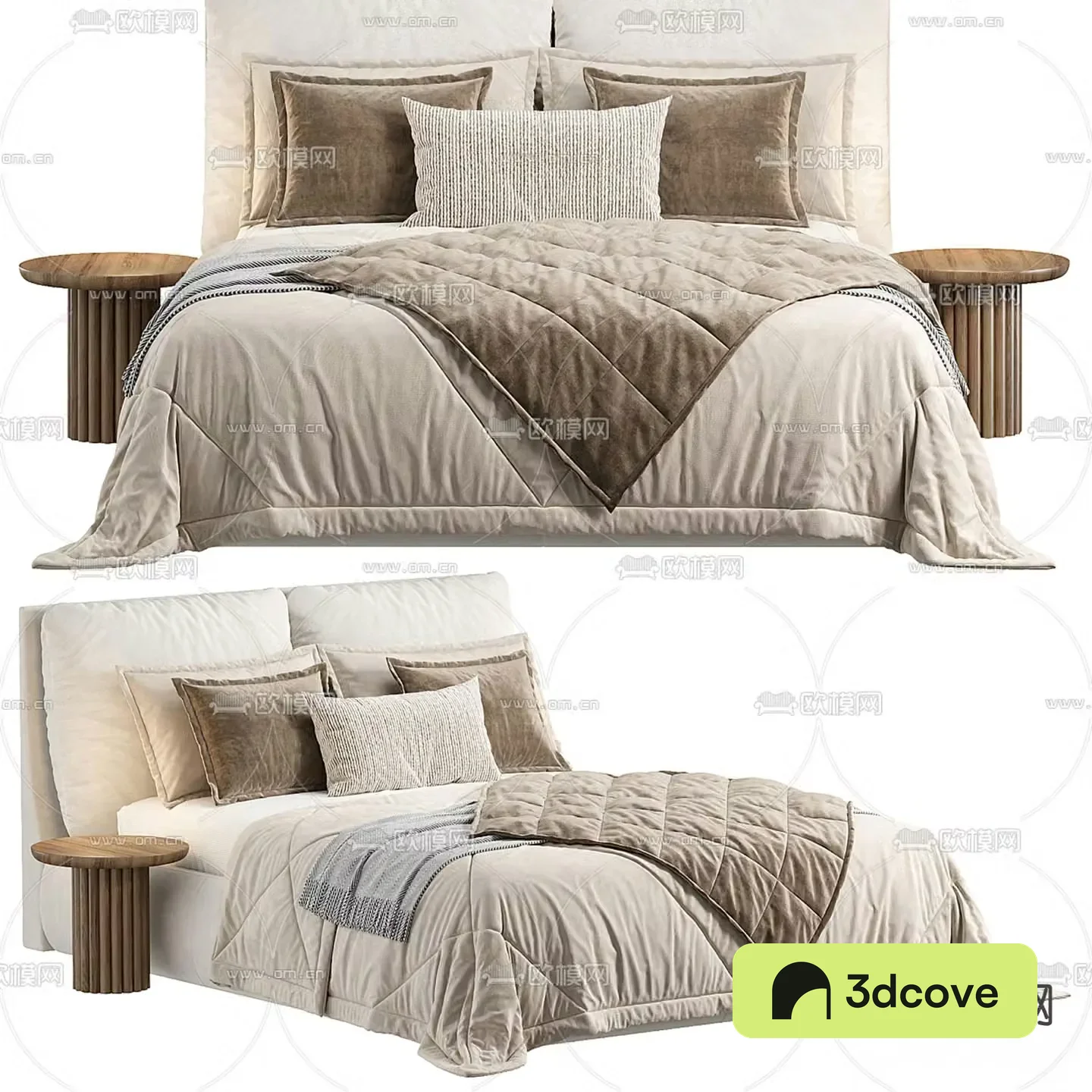 Adairs modern double bed