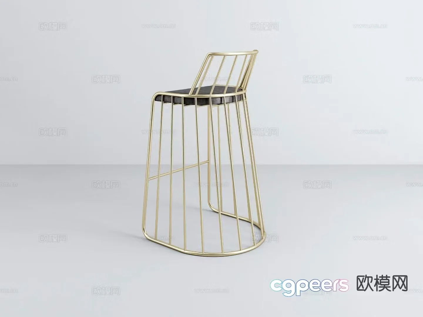 bar stool bar stool high stool 3d model