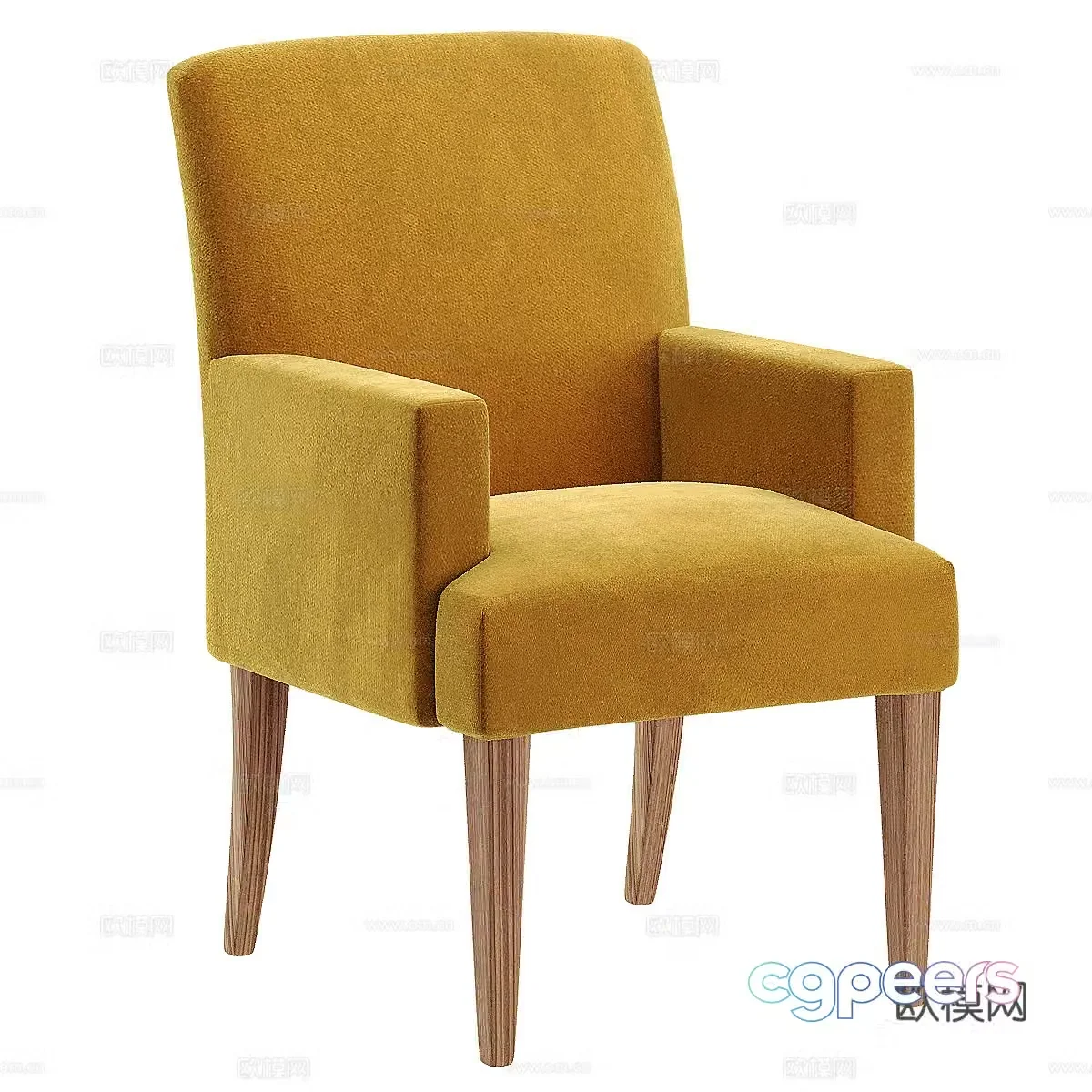 Modern chair leisure chair 3d model