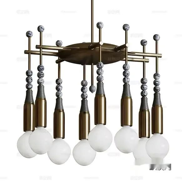 Gold Light Fixture 3D Model – 15854 – CORONA Render