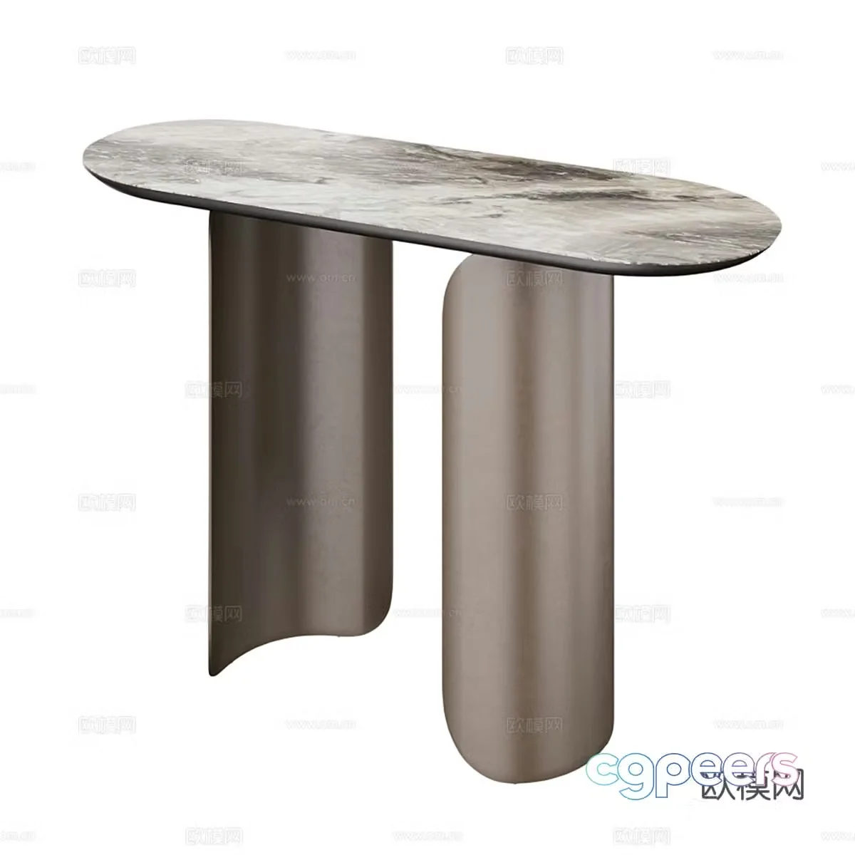 Modern simple and light luxury side table Side table Simple side table Decorative side table Entrance side table 3D model