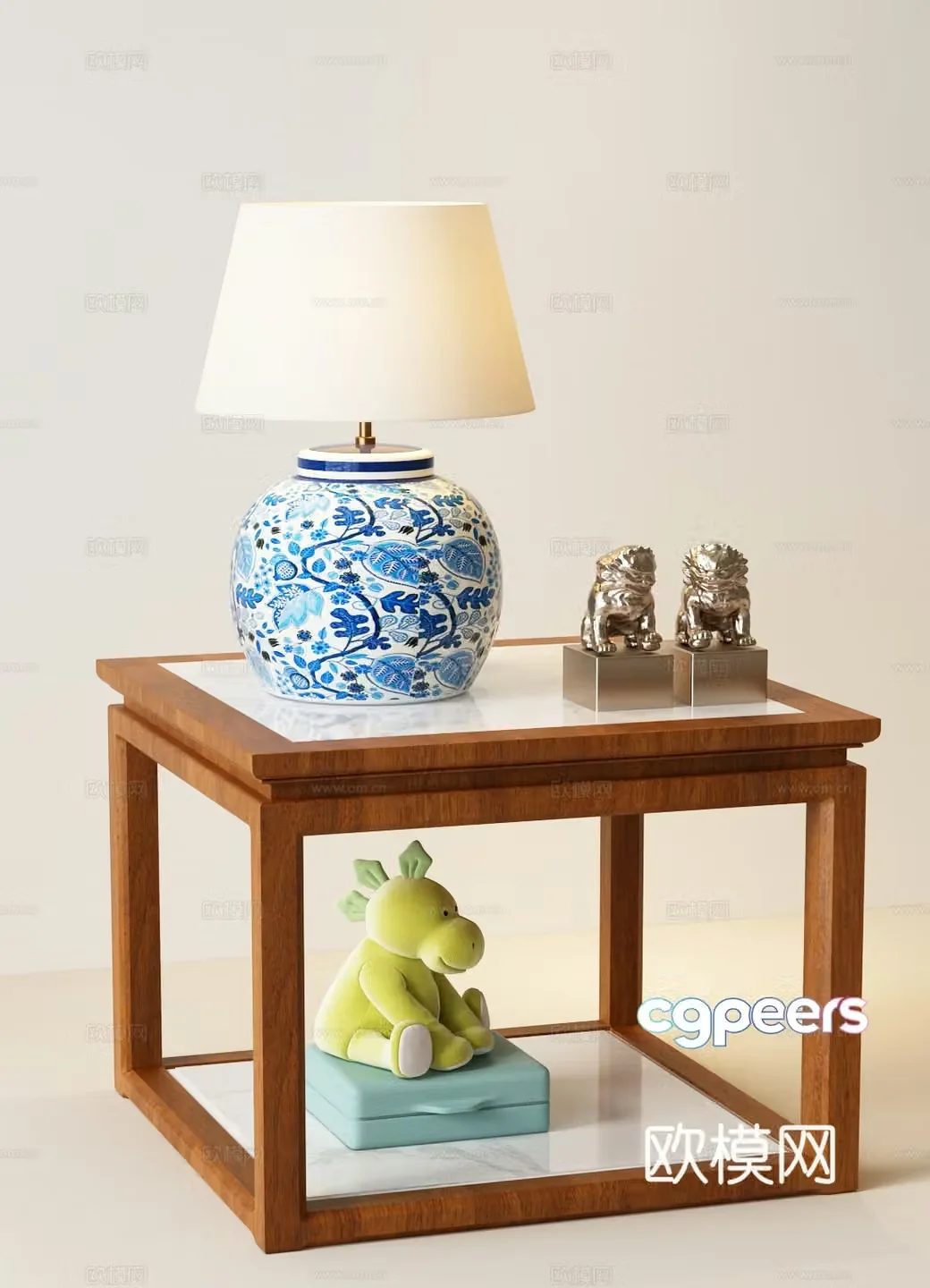 Table lamp New Chinese desk lamp Song desk lamp Chinese desk lamp 3D model