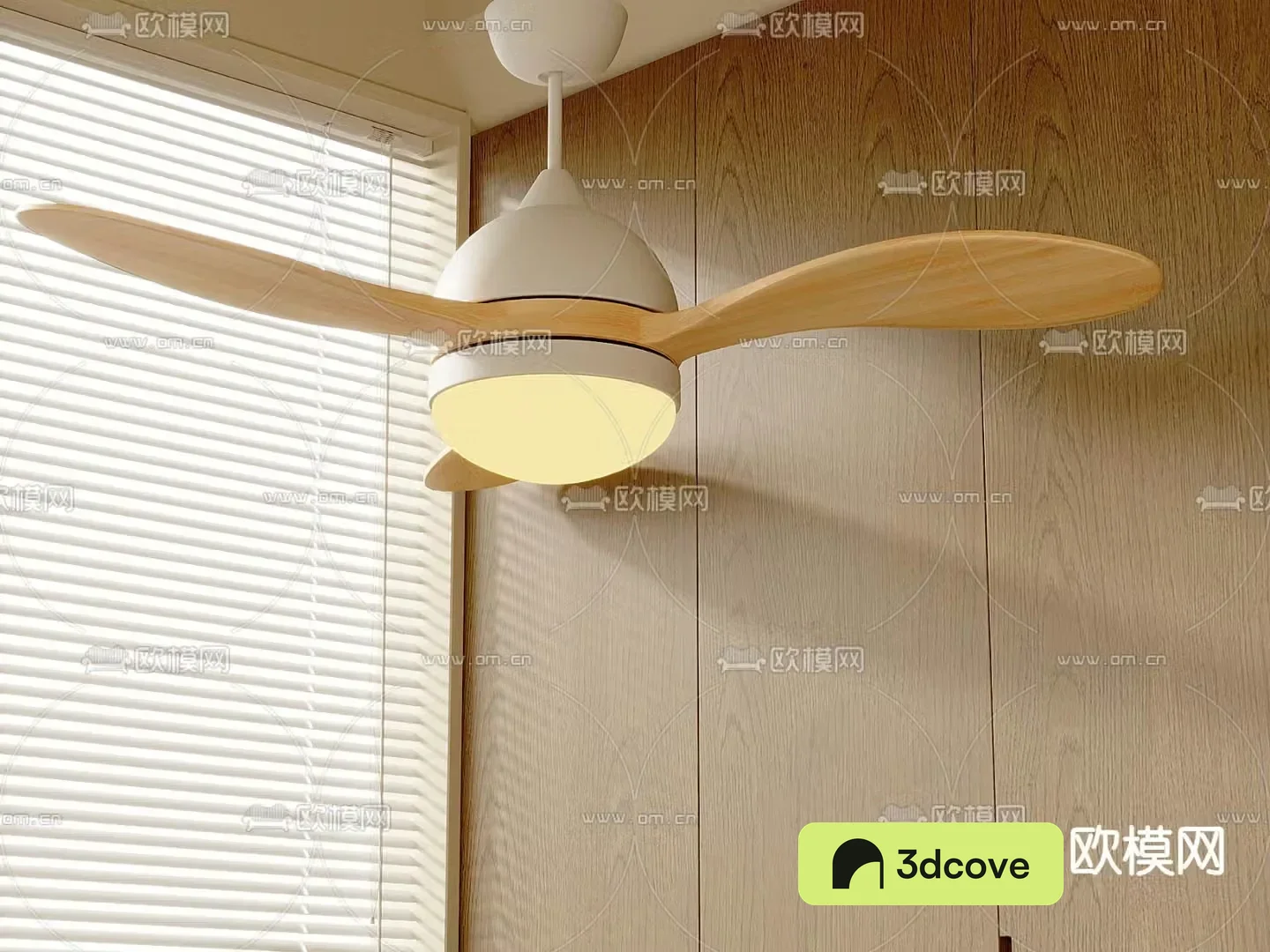 Cream style chandelier fan light