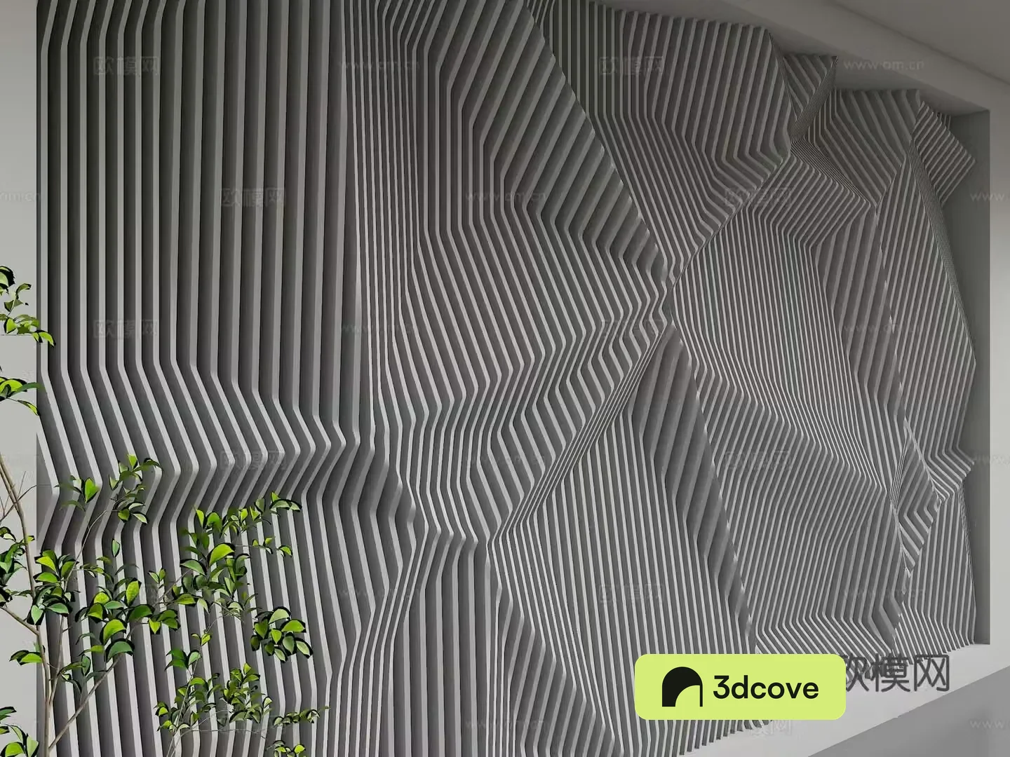 Modern background wall