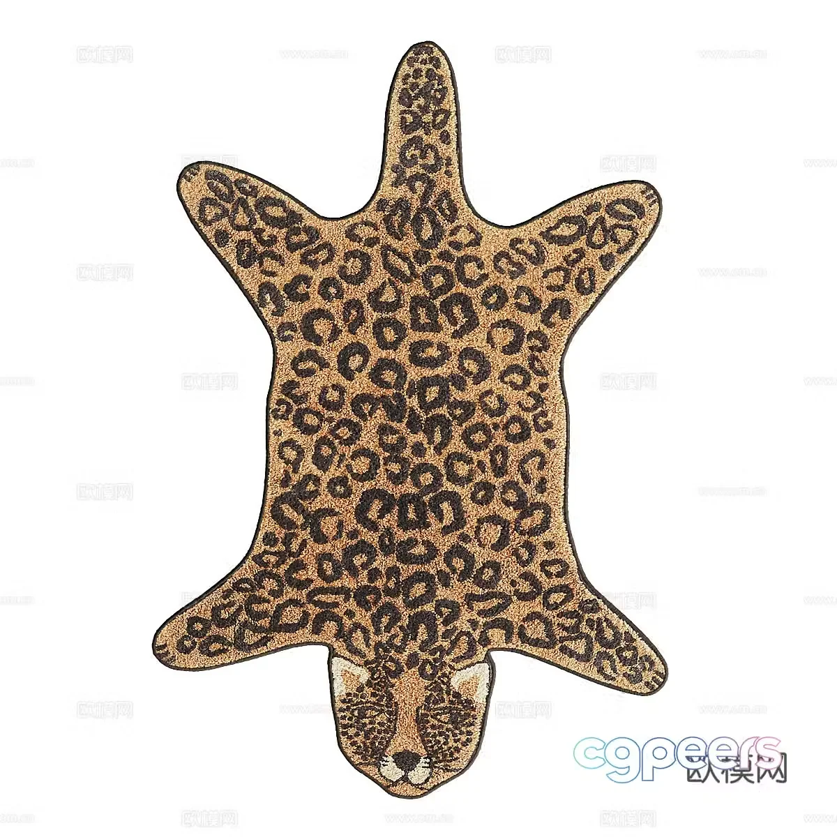 Modern children’s carpet 3d model