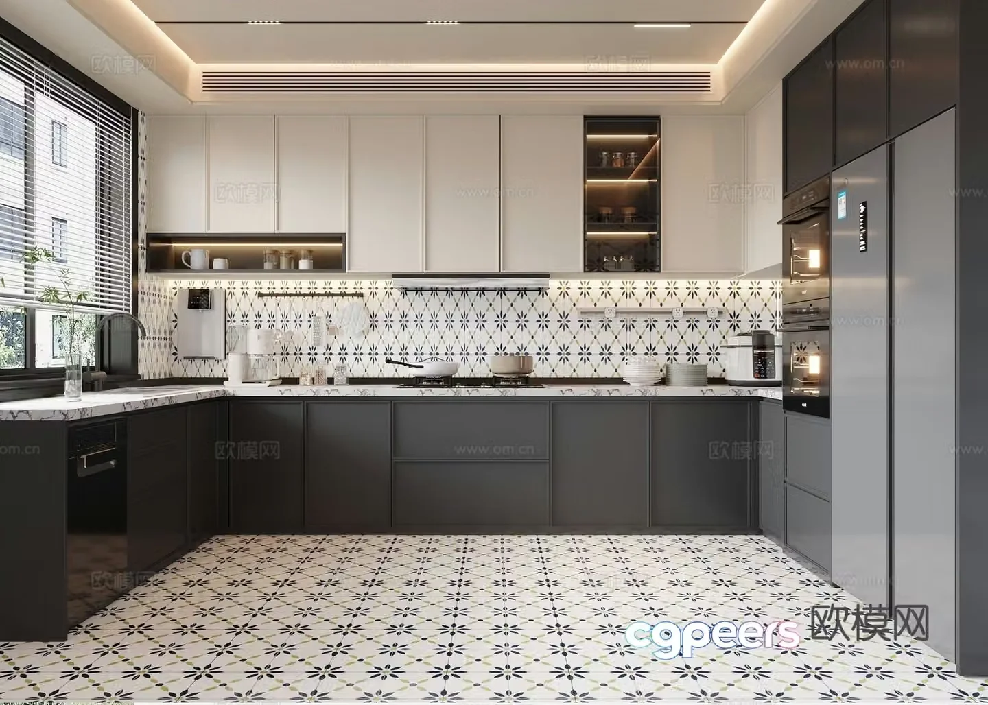 French kitchen 3d model