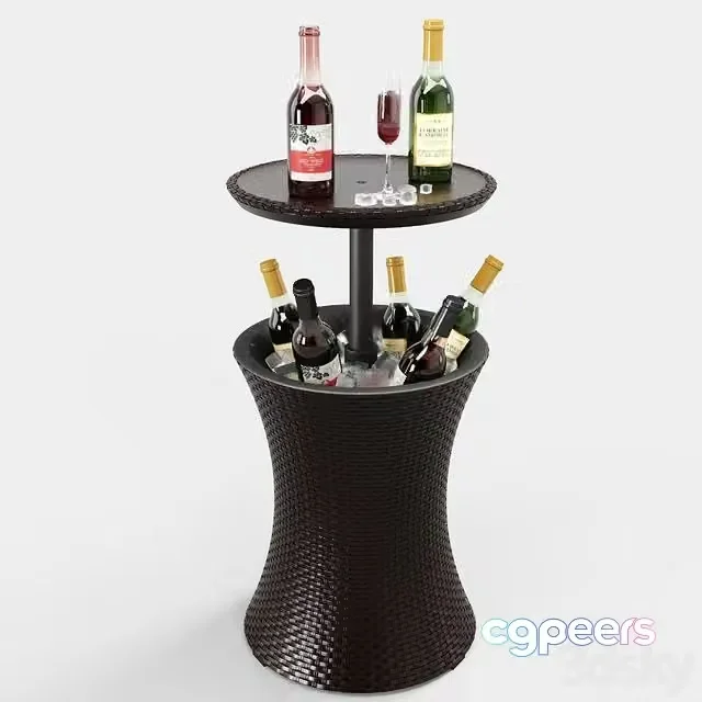 3ds Max Free – Keter Rattan Cool Bar