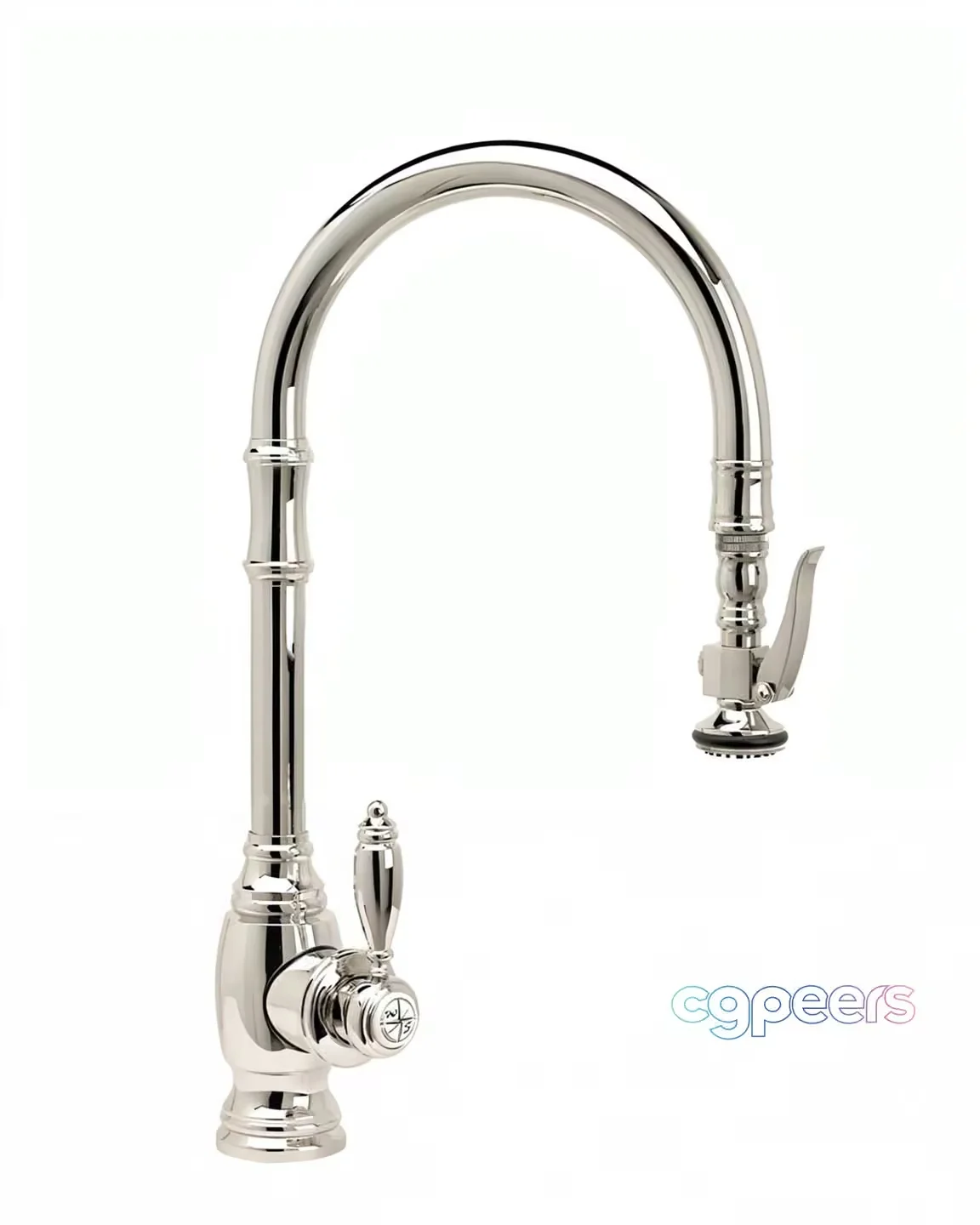 A Silver Faucet 3D Model – 22646 – VRAY Render