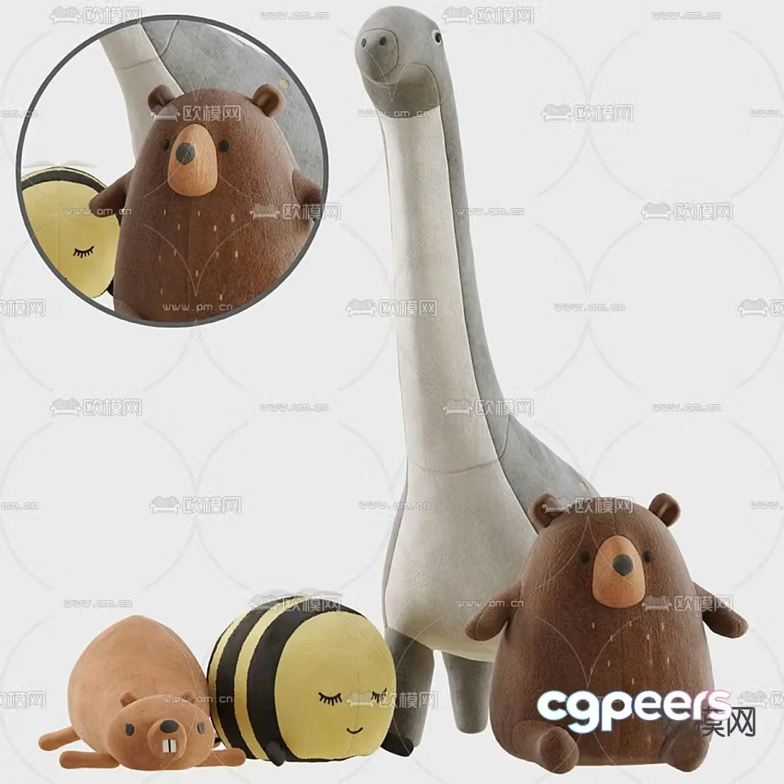 Modern children’s toy figurine 3d model