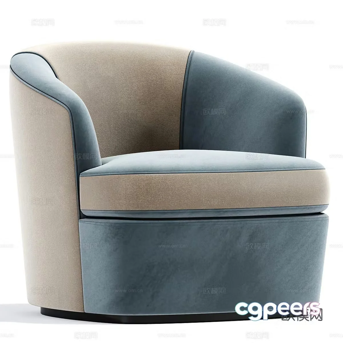 New Chinese casual sofa 3D model