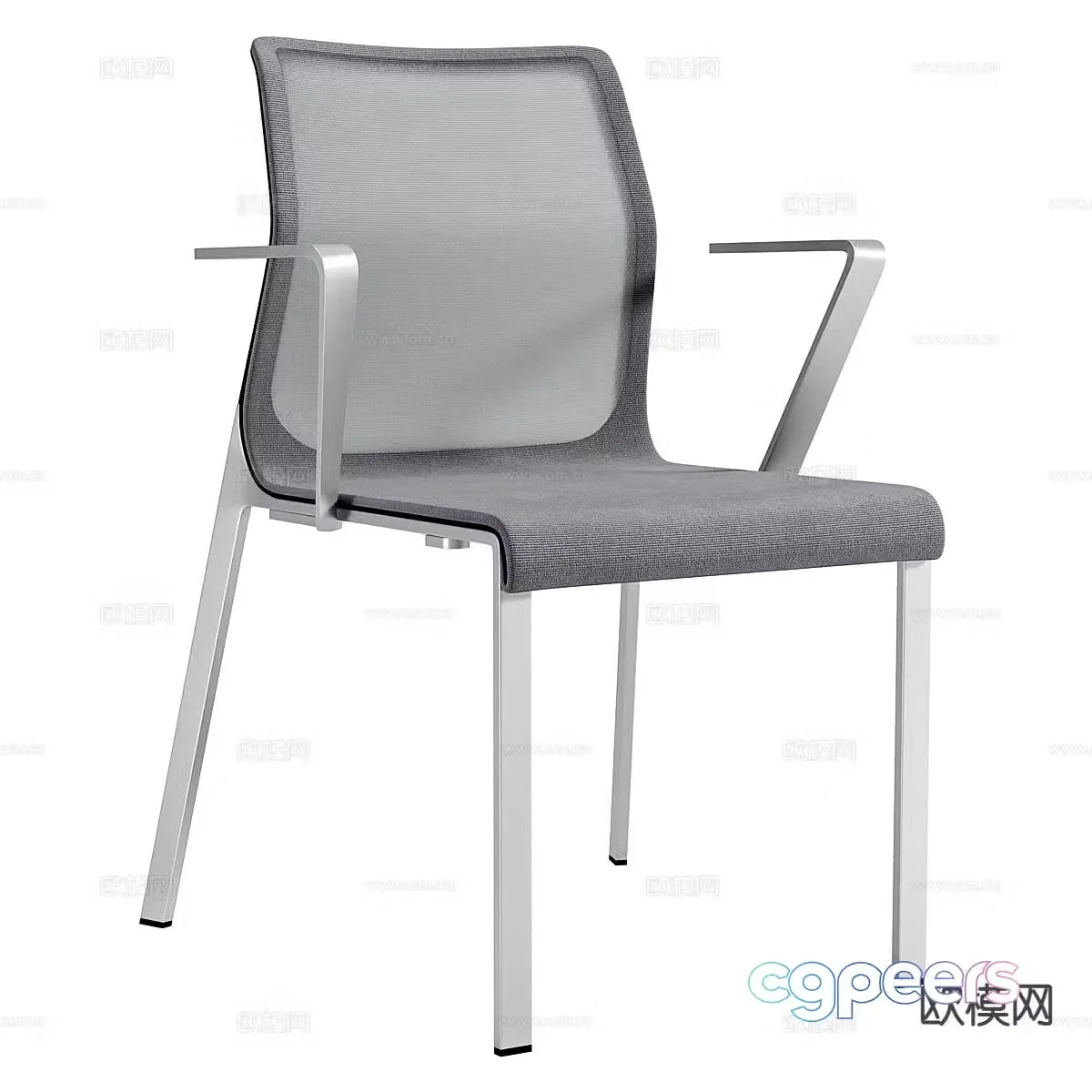 Mesh office chair chair 3d model