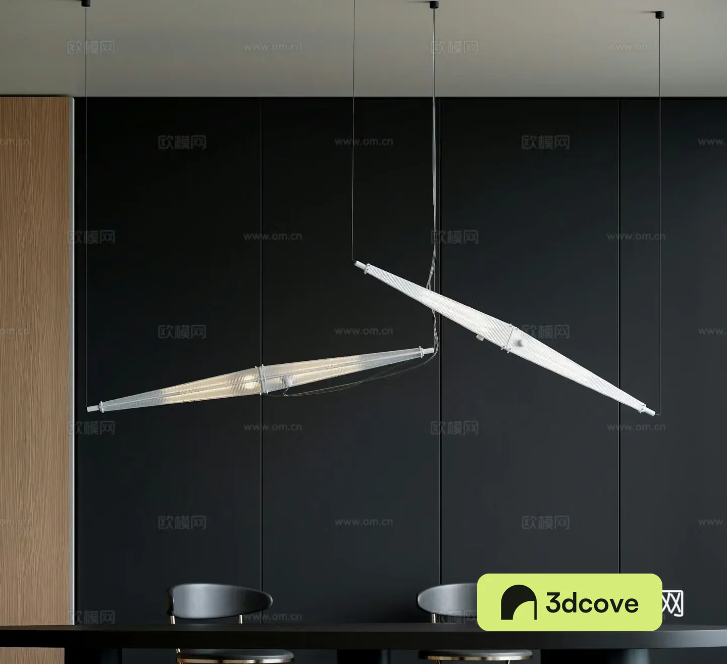 Minimalist chandelier restaurant chandelier artistic chandelier