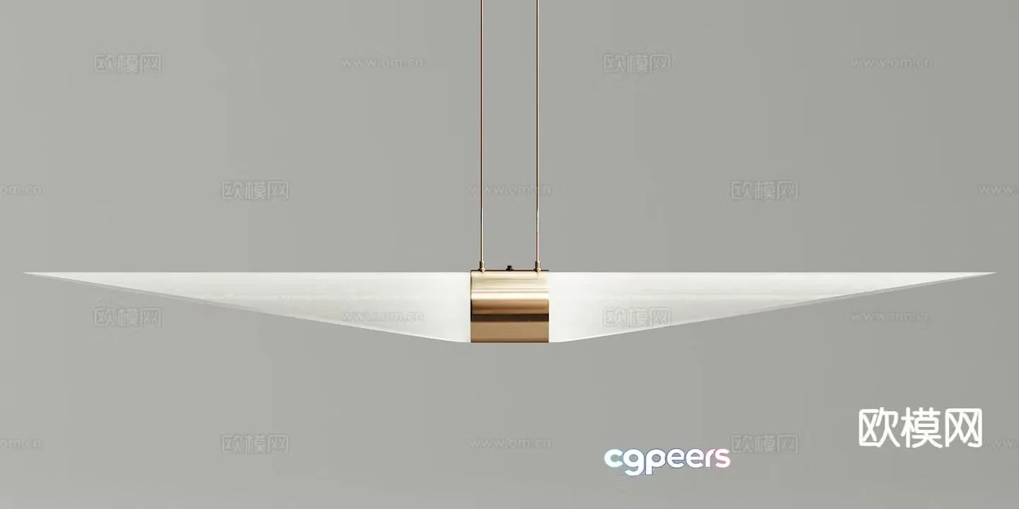 modern chandelier 3d model