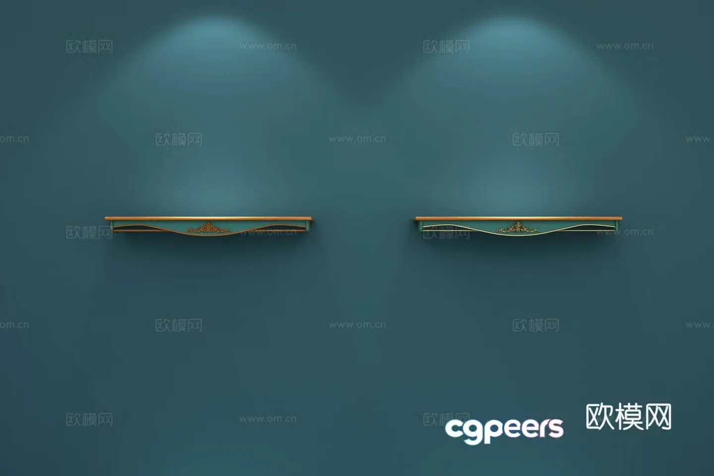 Modern storage rack hanger 3d model