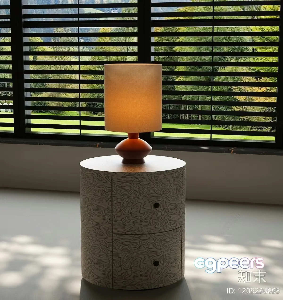 Modern Table Lamp 3D Model – 1784 – VRAY Render