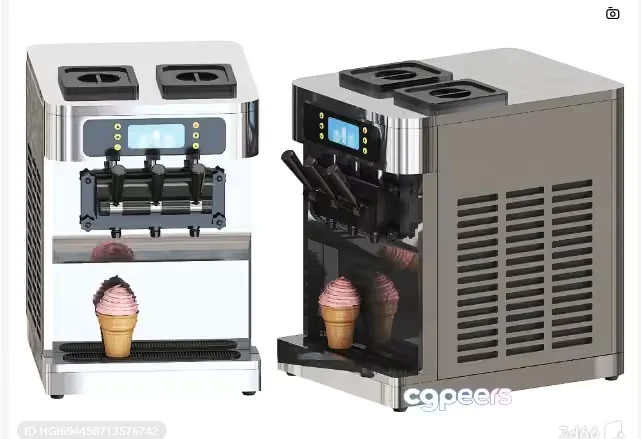 Industrial Ice Cream Maker 3D Model – 10240 – VRAY Render