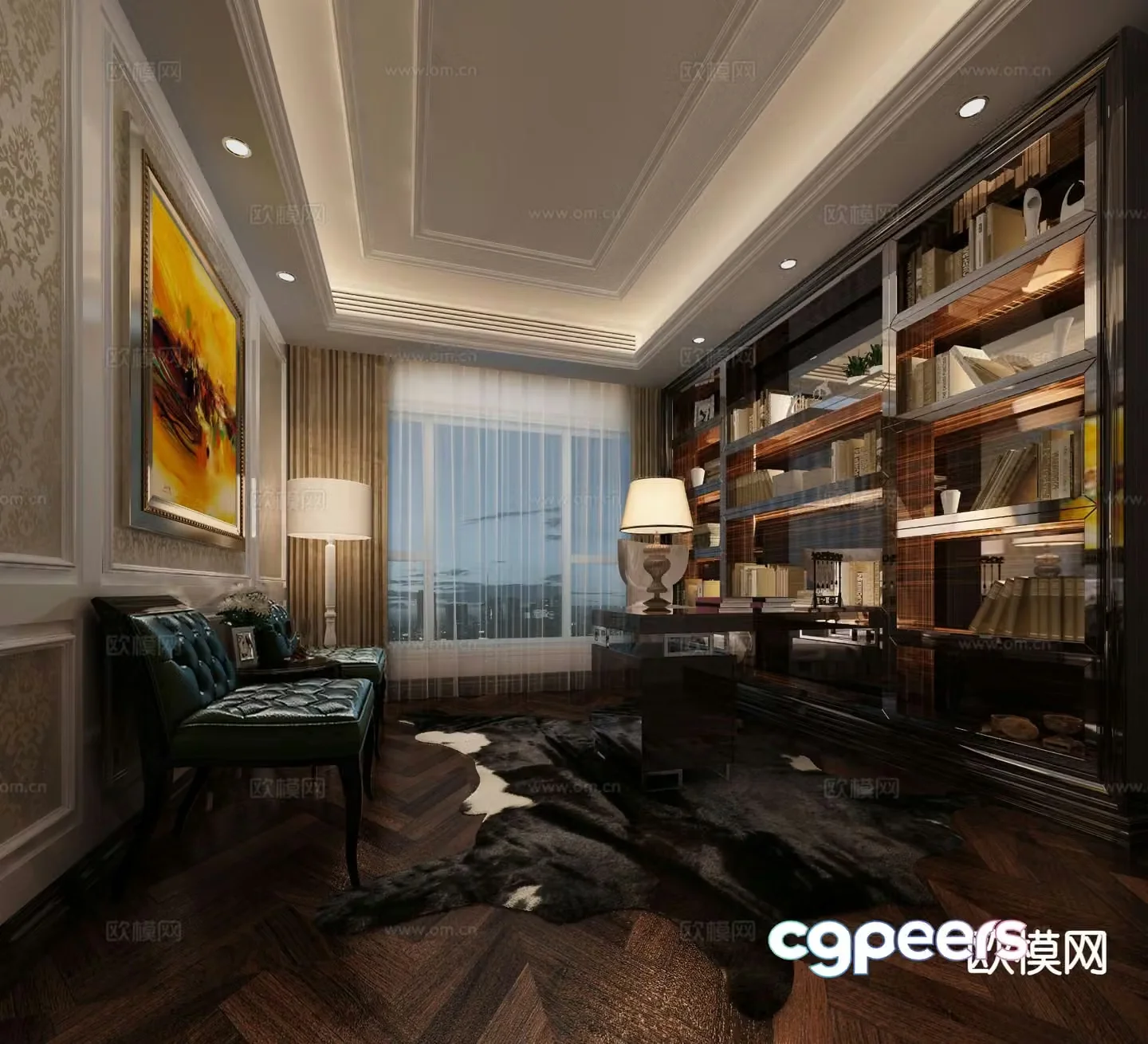 Light luxury study 3D model