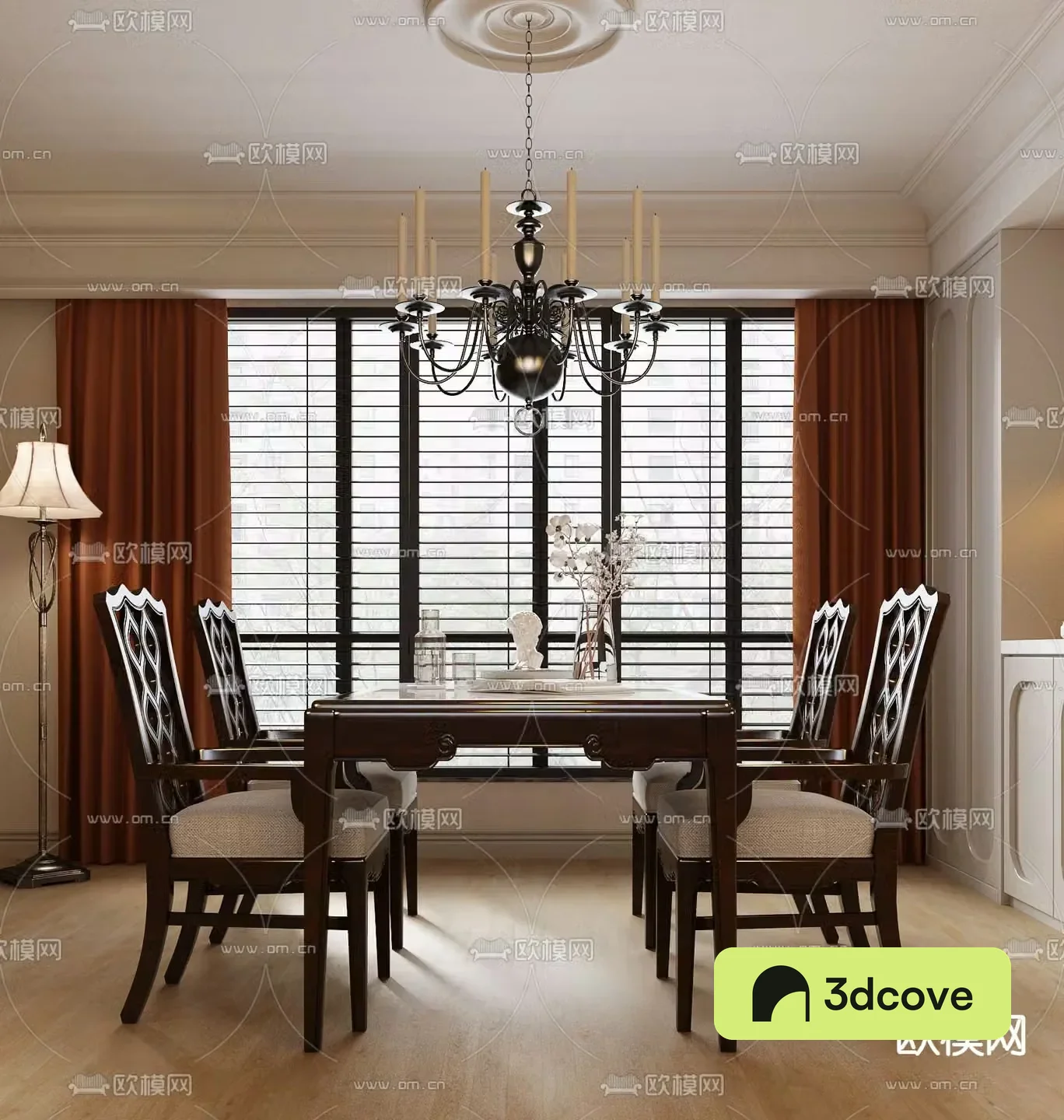 American dining table and chairs
