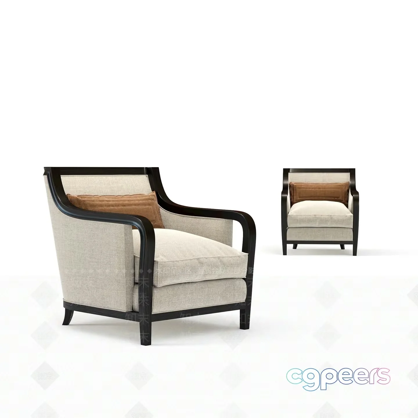Modern Living Room 3D Model – 10916 – VRAY Render