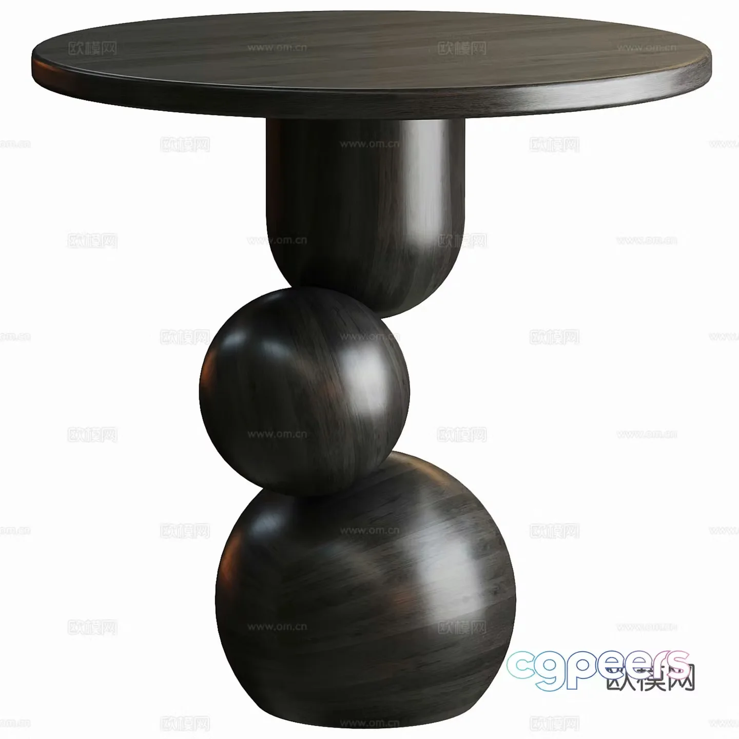 Modern living room sofa corner table side table 3D model