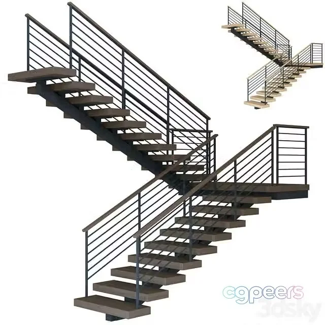 3ds Max Free – Staircase 066