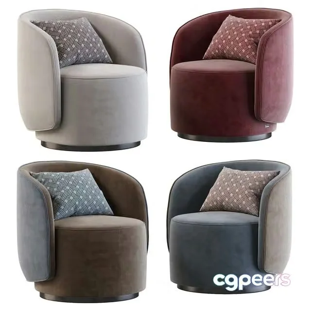 3ds Max Free – Fendi Casa Annabelle armchair