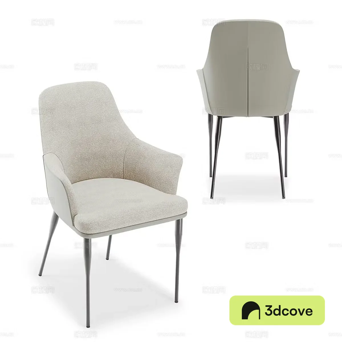 Modern simple single chair simple chair casual chair stool
