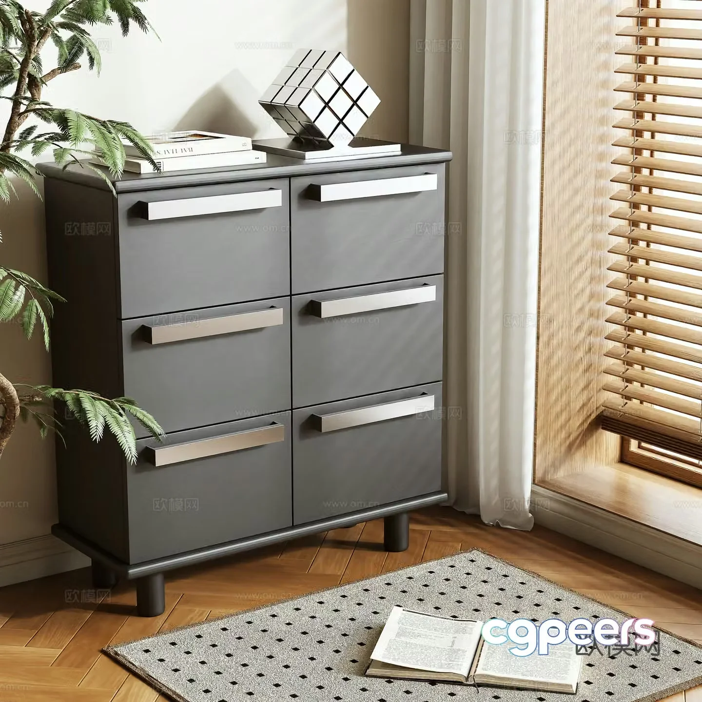 Storage cabinet 3d model