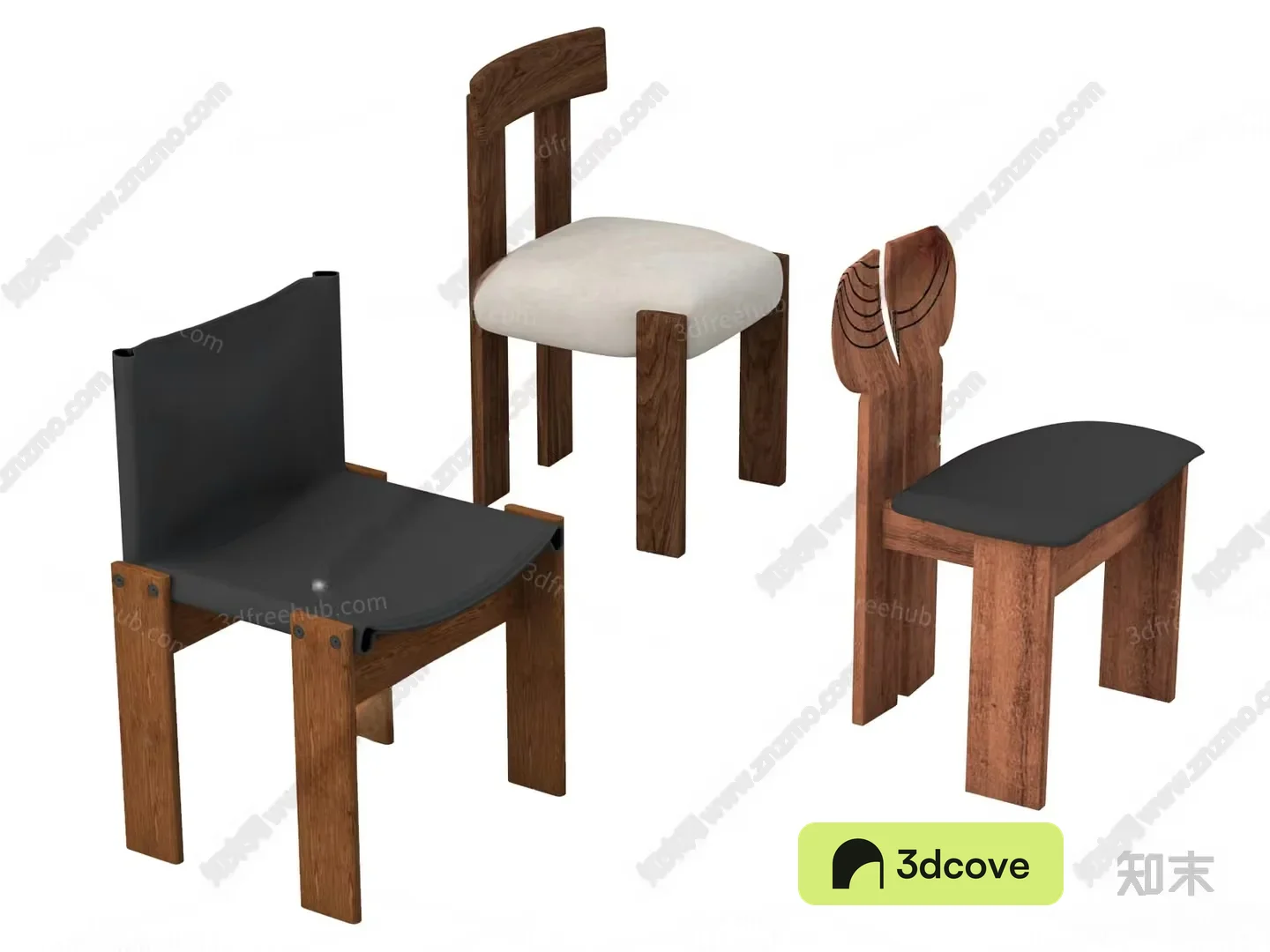 Wooden Chairs With Different Styles