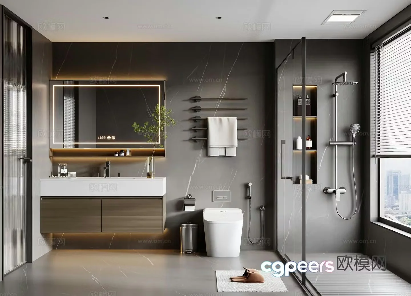Italian bathroom 3D model