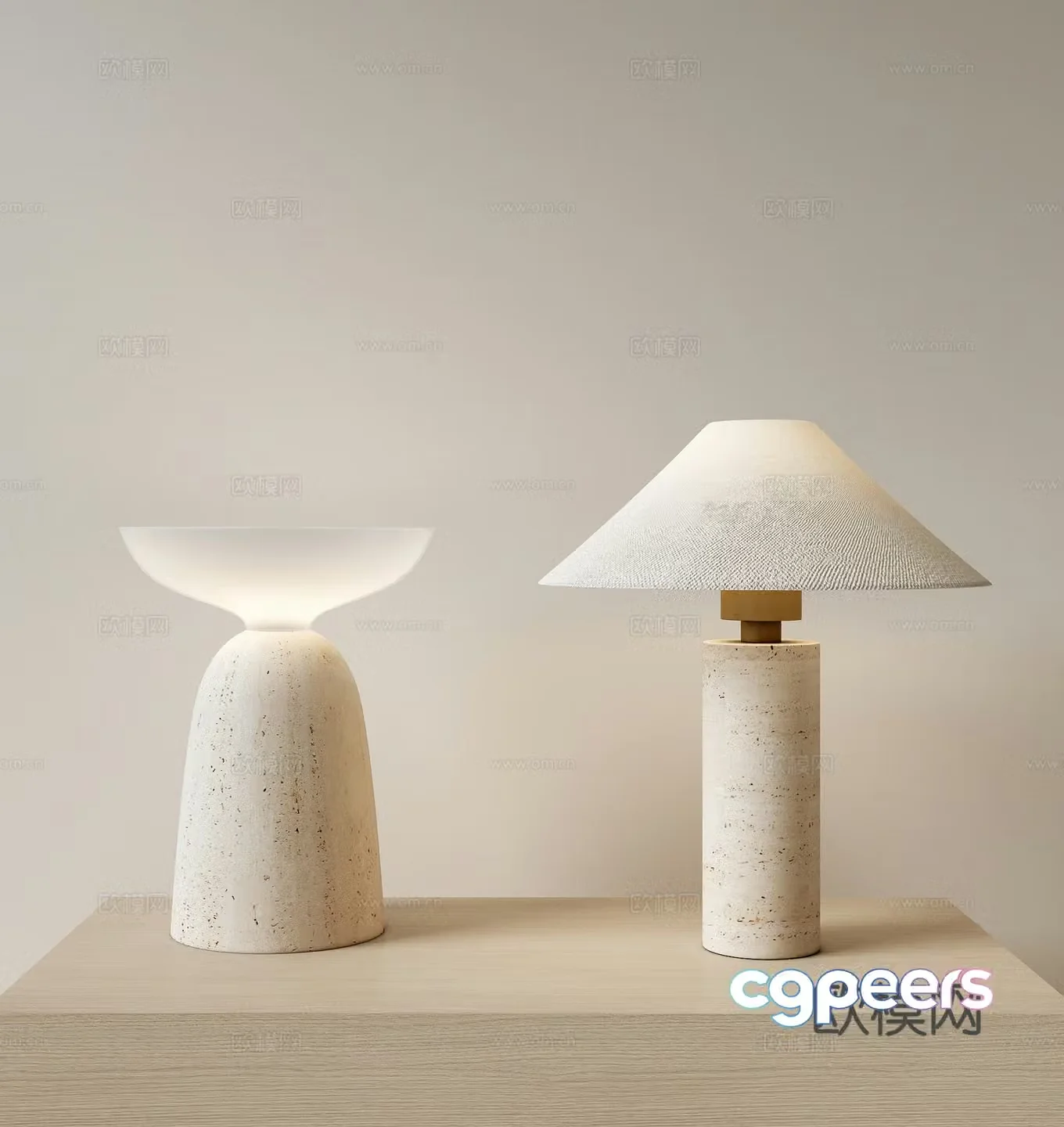 Wasabi Fengteng lamp Bedside table lamp Retro table lamp Study desk lamp Living room desk lamp Reading desk lamp 3D model
