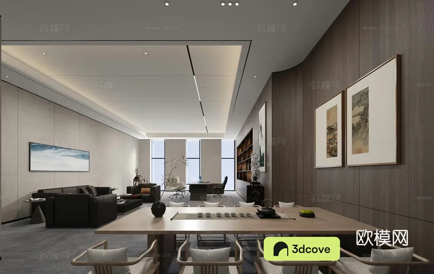 Modern manager room