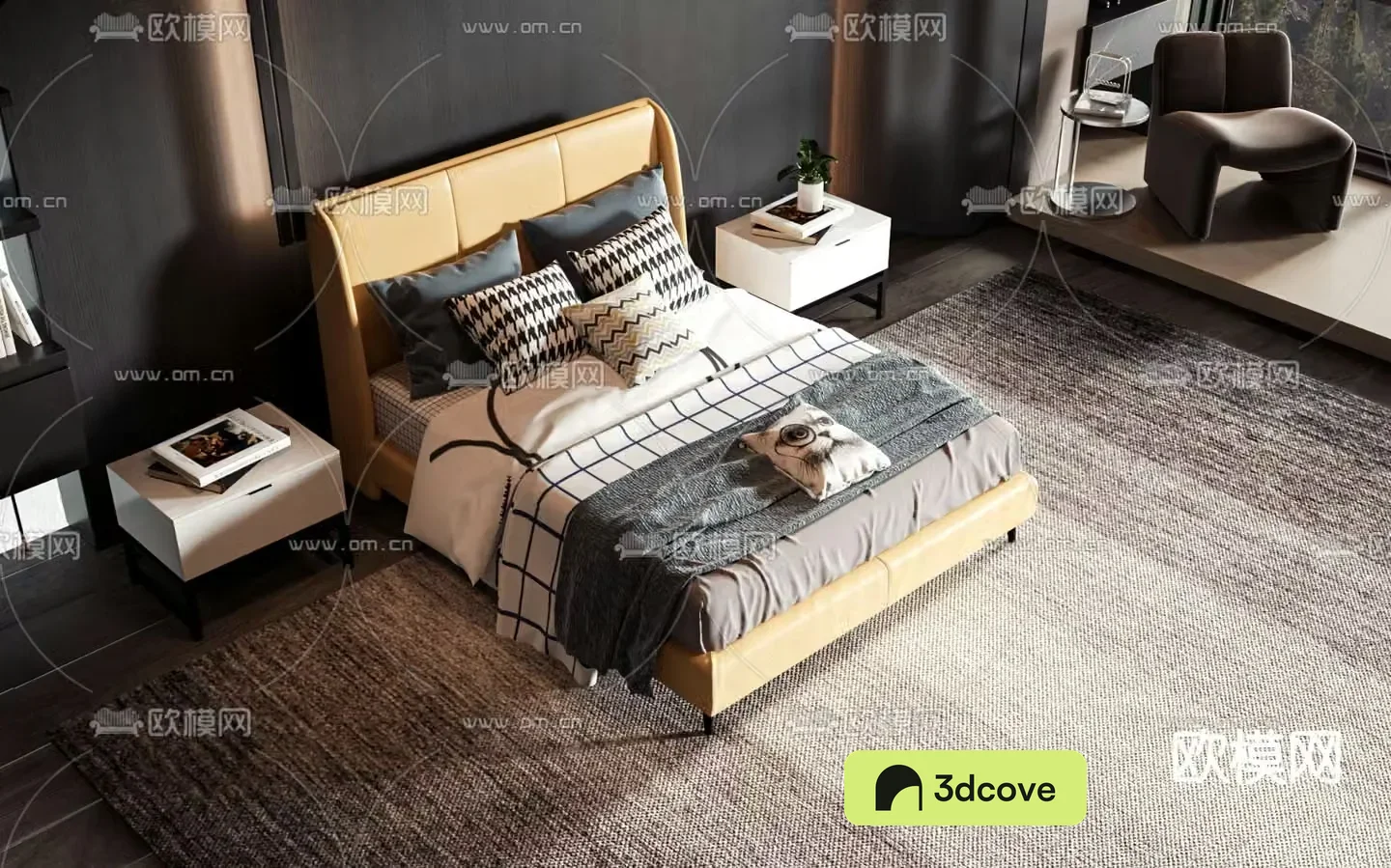 Nordic double bed