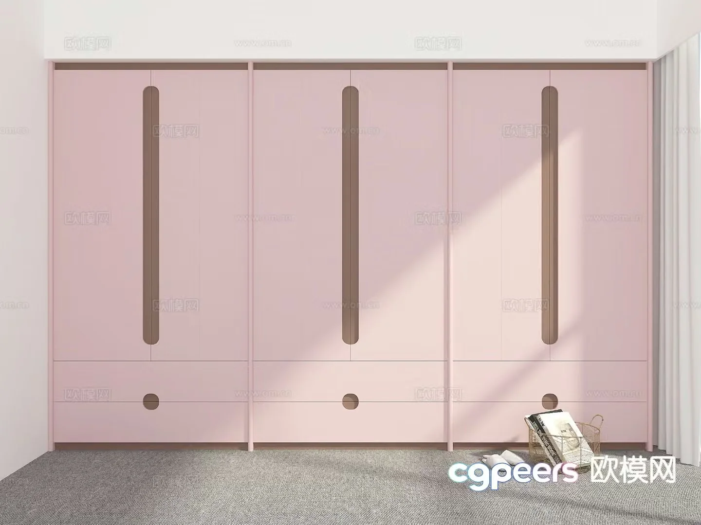 Children’s wardrobe 3d model