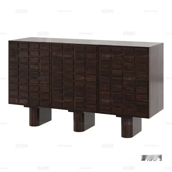 Wooden Storage Cabinet 3D Model – 13997 – VRAY Render