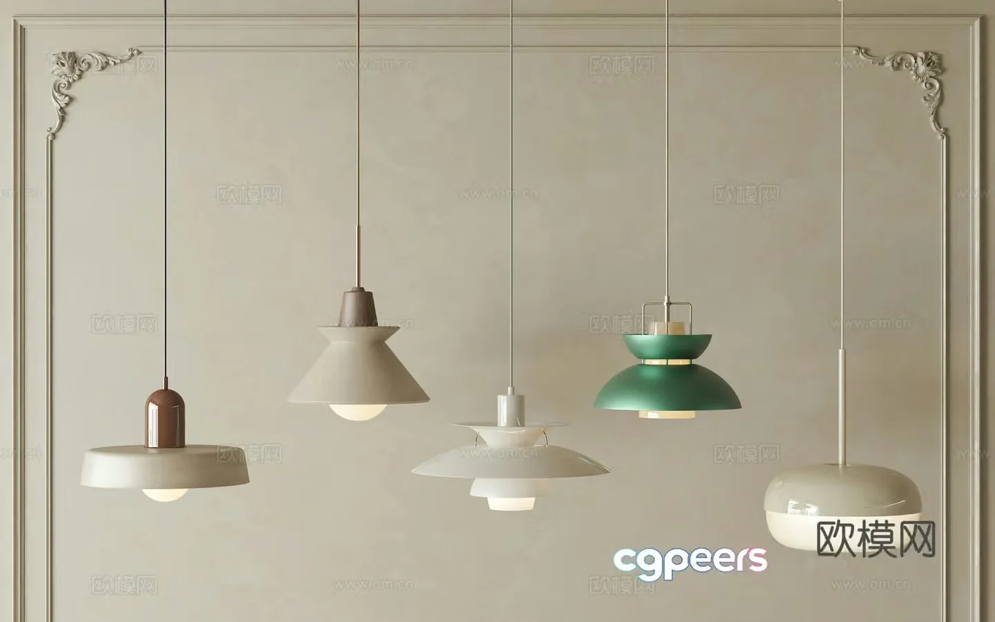 Modern Chandeliers Medium vintage chandeliers Restaurant Chandeliers Decorative Chandeliers 3D Model