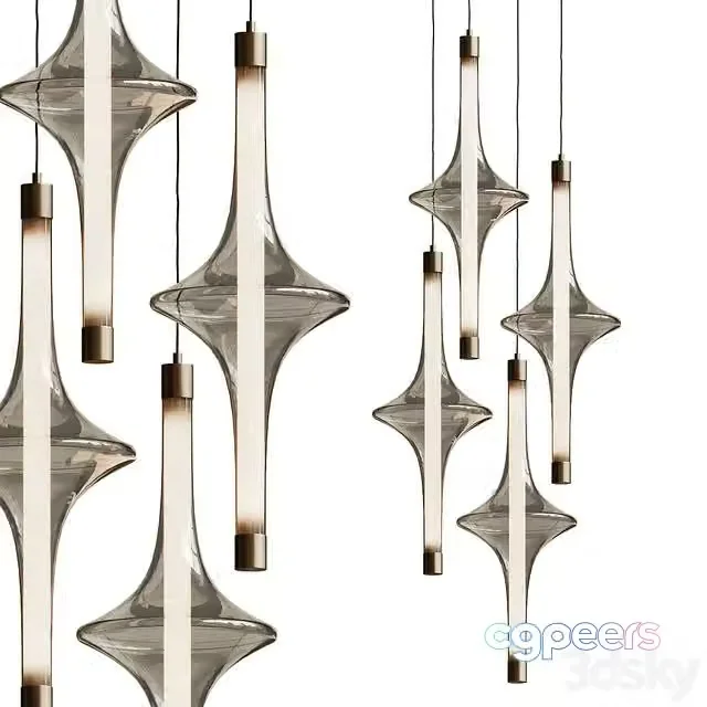 3ds Max Free – bontempi rain pendant lamp