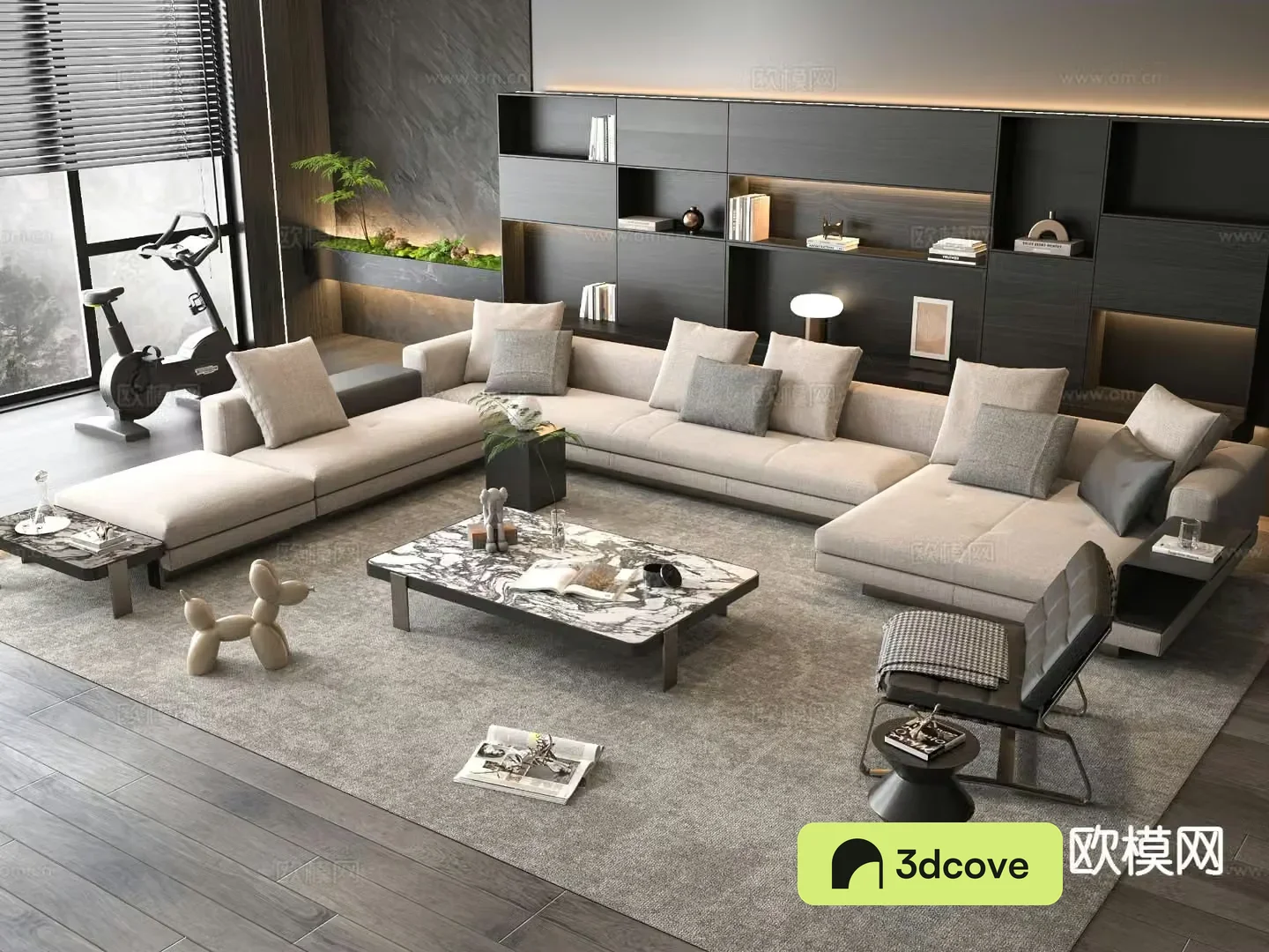 Italian sectional sofa