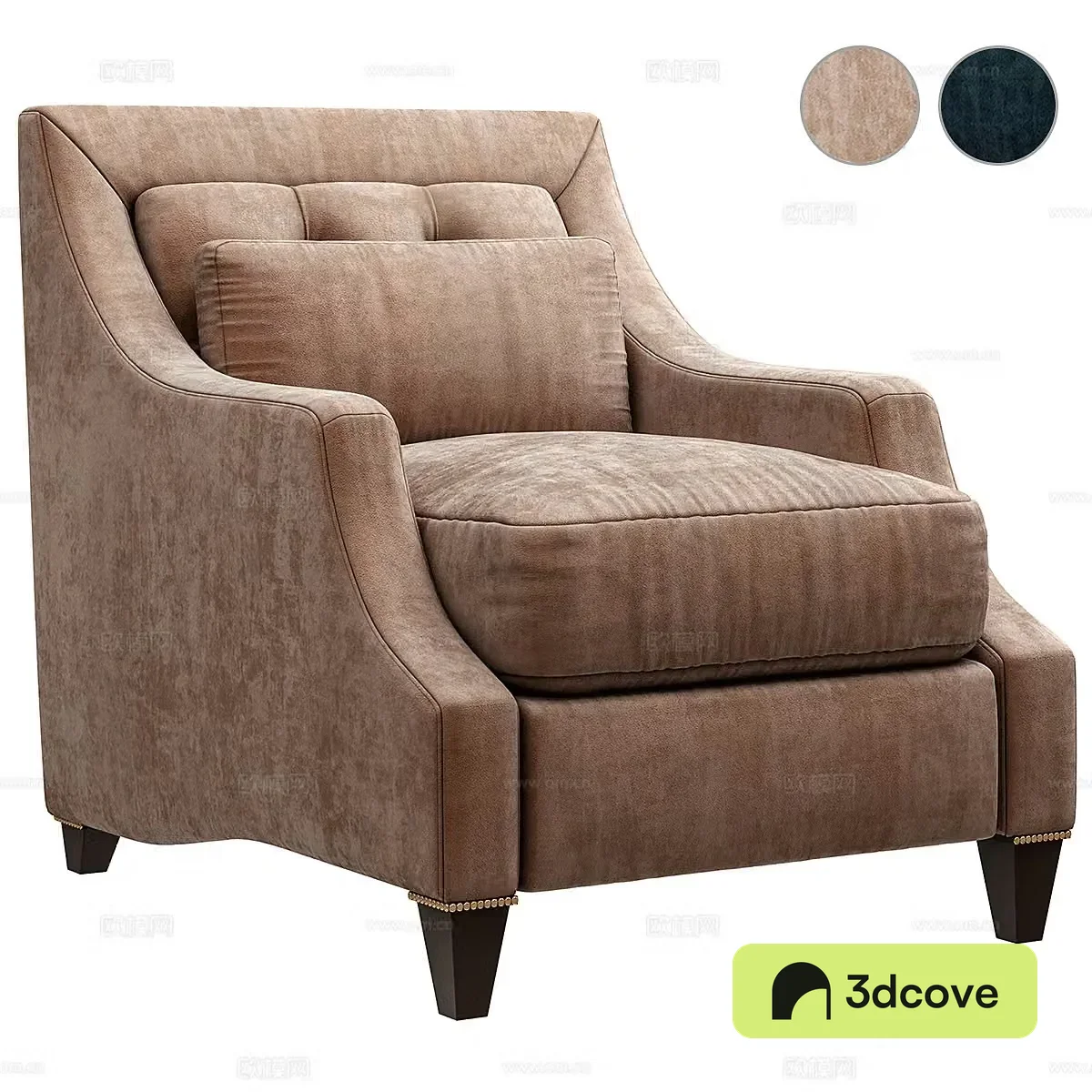 American BAKER sofa chair