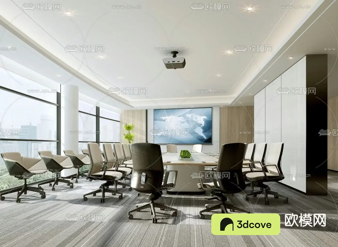 Modern conference room