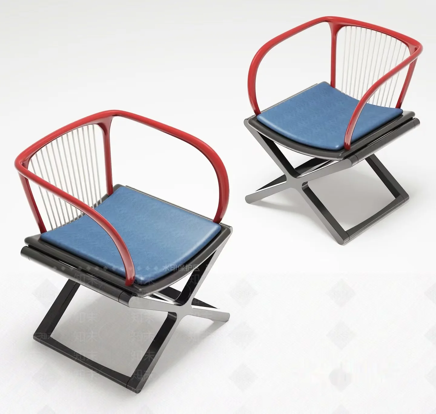 Modern Minimalist Chair 3D Model – 896 – VRAY Render