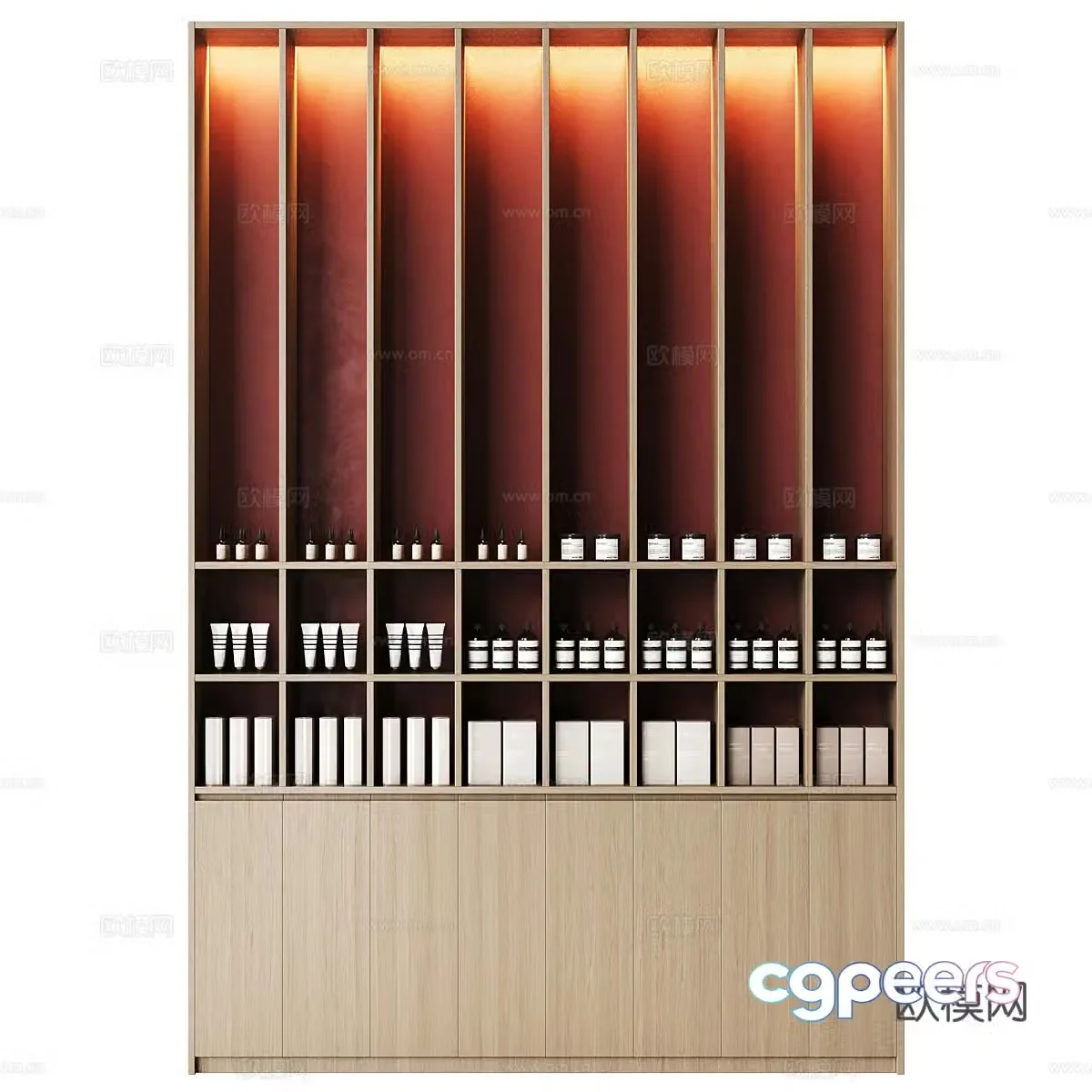 New Chinese tea cabinet 3D model