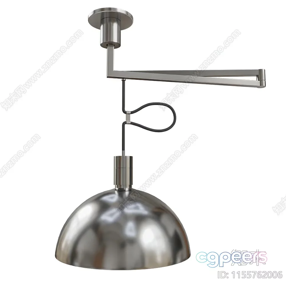 Gold Light Fixture 3D Model – 4945 – VRAY Render