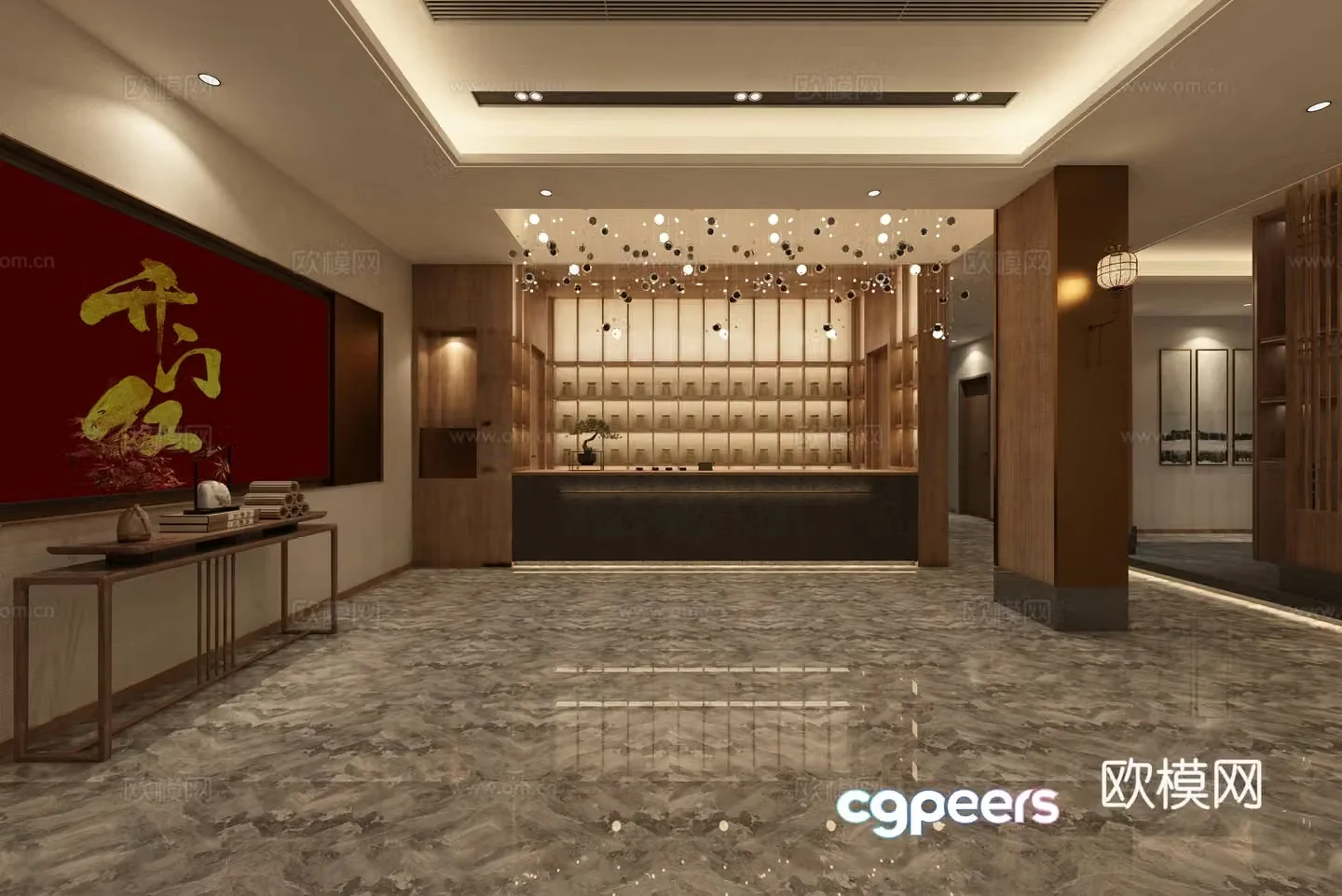 Chinese teahouse 3D model