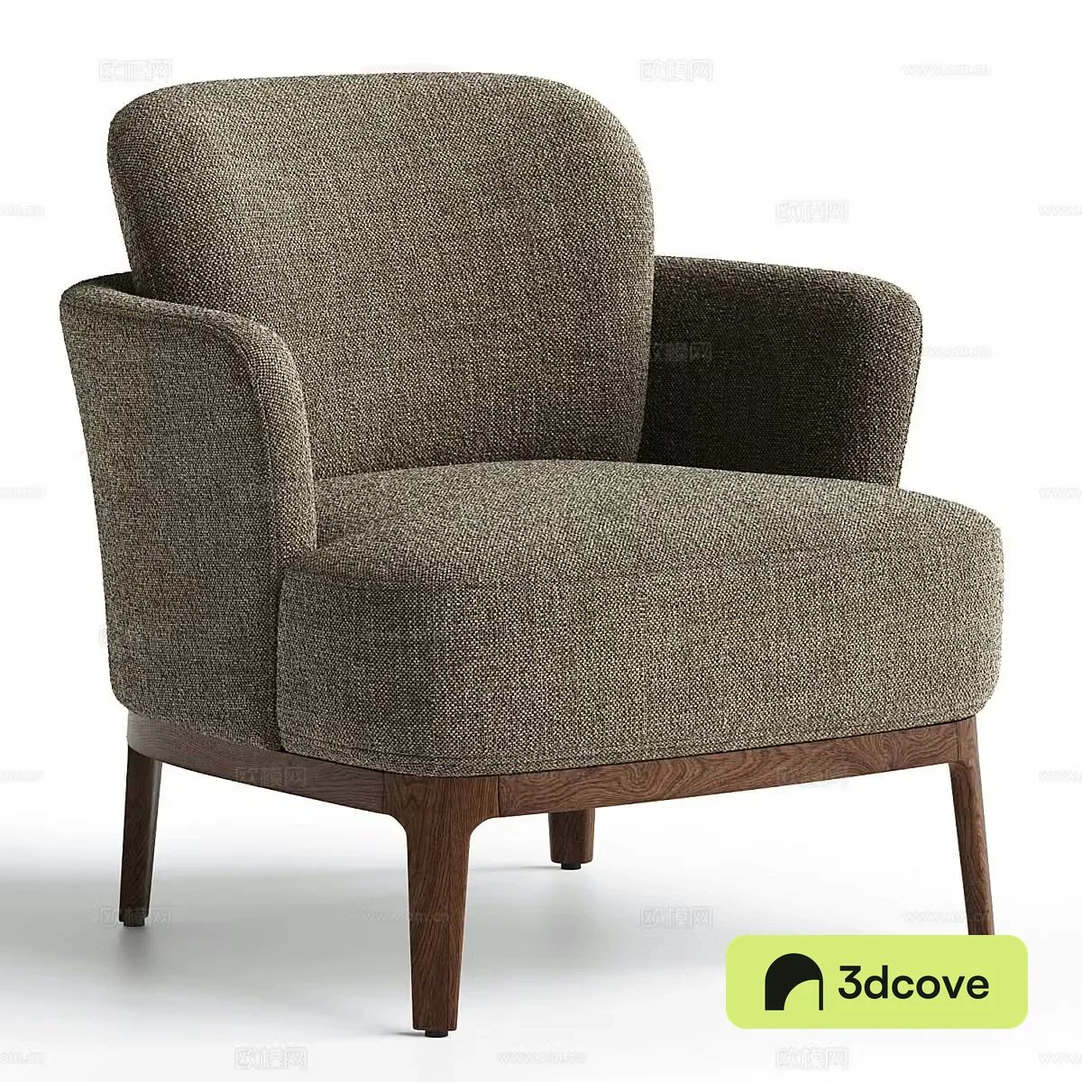 Modern leisure chair fabric chair armchair