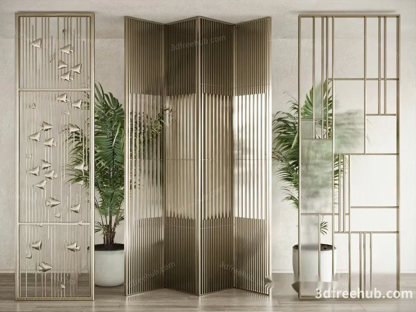 Modern Room Divider 3D Model – 4099 – VRAY Render
