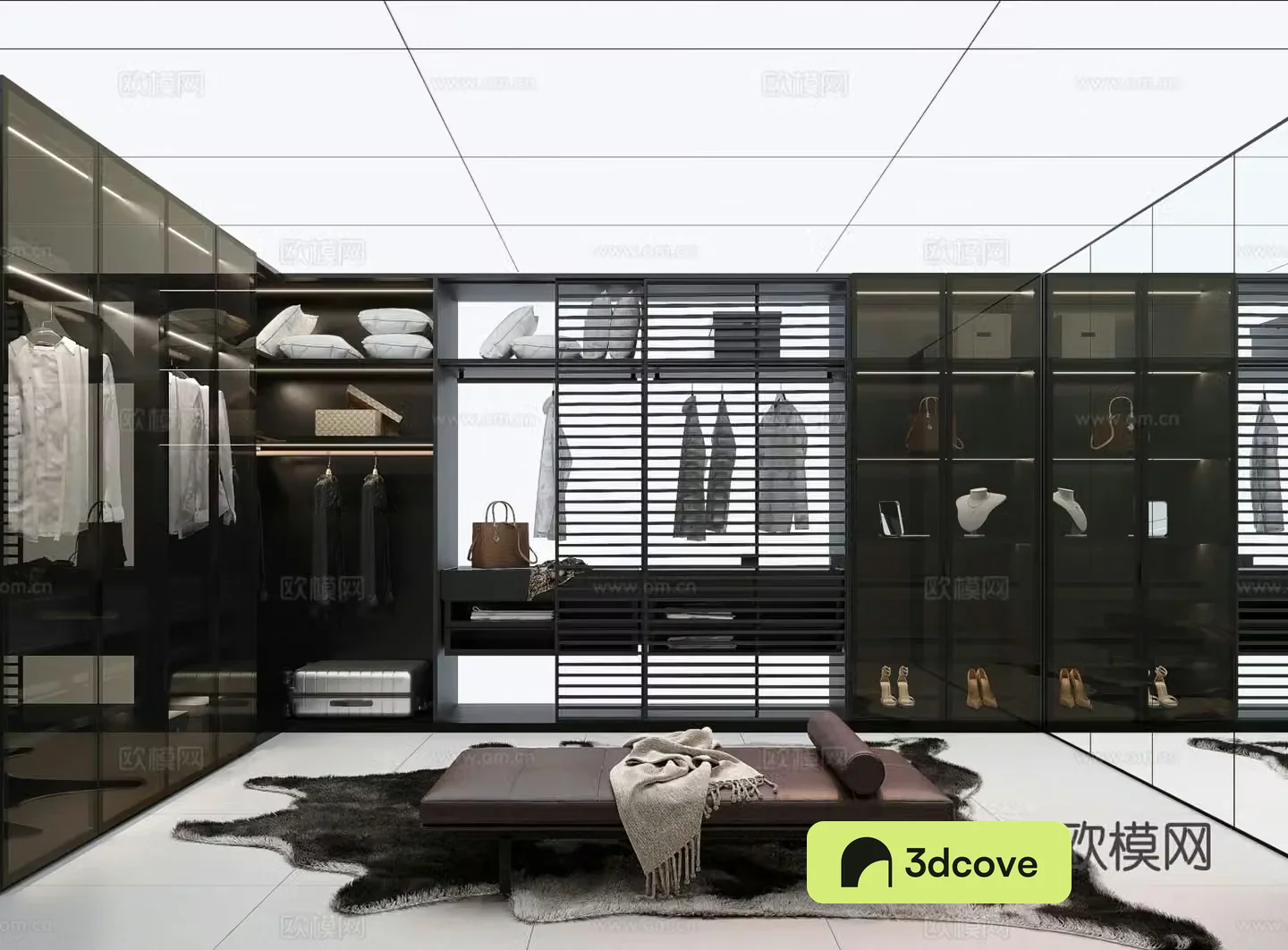 Modern cloakroom